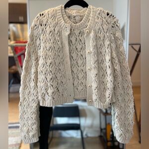 Crochet cardigan with matching tank